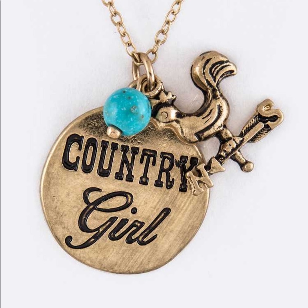 **Coming soon** “Country girl” pendant necklace - Picture 1 of 1